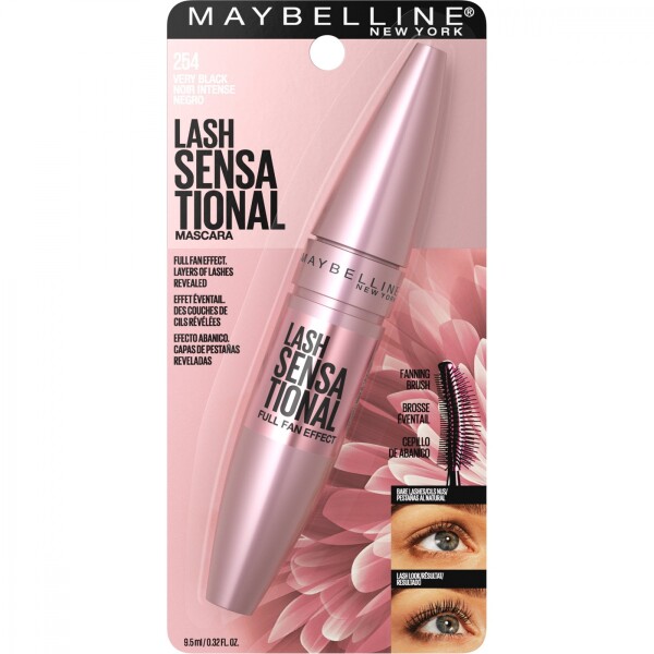 Máscara de Pestañas Lash Sensational Very Black 254 - Maybelline Máscara de Pestañas Lash Sensational Very Black 254 - Maybelline