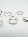 Anillo Ani Plateado