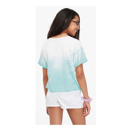 Remera para niña Justice cambia de color Celeste