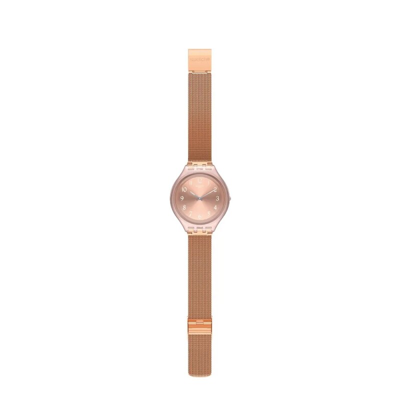 Reloj Swatch SVUP100M en acero rosé para mujer Reloj Swatch Svup100m En Acero Rosé Para Mujer