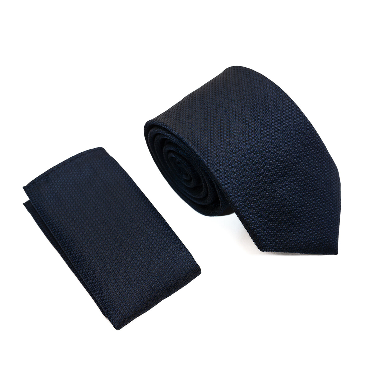 Corbata con Pañuelo - AZUL 