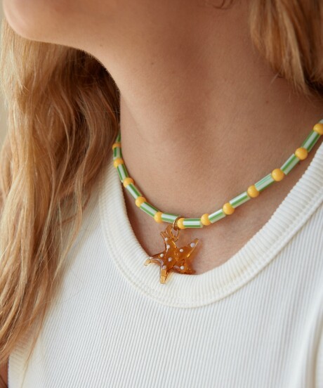 COLLAR CANDY ESTRELLA DE MAR AMARILLA