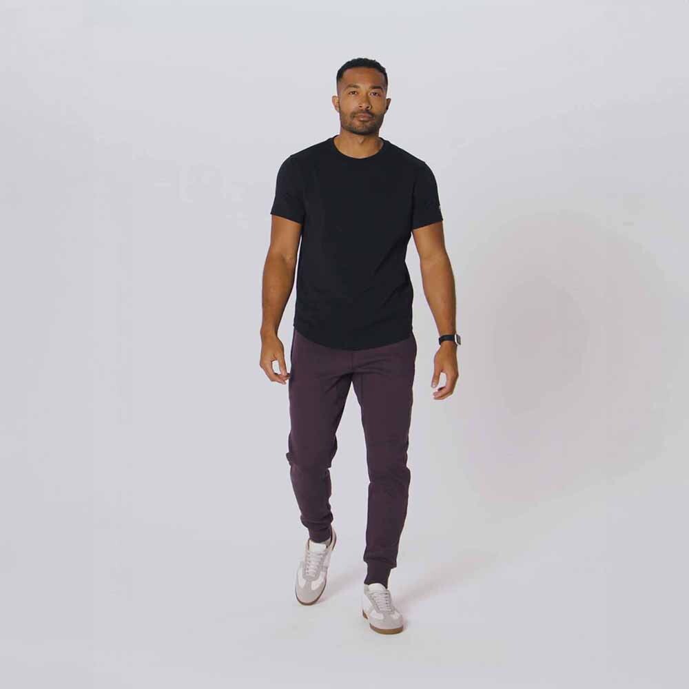 Polo Manga Corta The 24-7 Tee Curved Hem Hombre Black