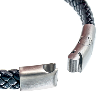Pulsera cuero y acero, FRANK Pulsera cuero y acero, FRANK