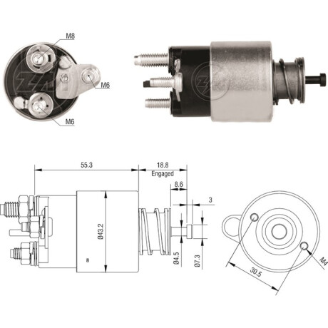 AUTOMATICO DE ARRANQUE MERCEDES BENZ VITO SIST.BOSCH 12V ZM AUTOMATICO DE ARRANQUE MERCEDES BENZ VITO SIST.BOSCH 12V ZM