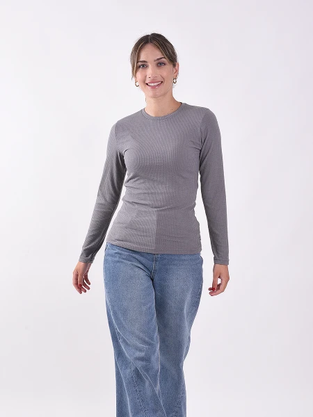 REMERA BASICA MILAN TAUPE