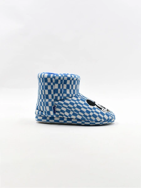 PANTUFLA BOTA INFANTIL DISNEY MICKEY AZUL