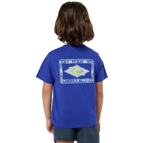 Remera Rip Curl Tube Town Logo Azul