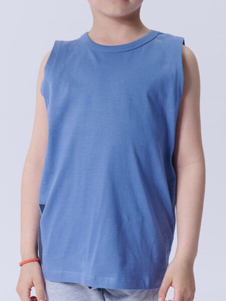 Camiseta sin mangas surfing - Undiscovered Azul