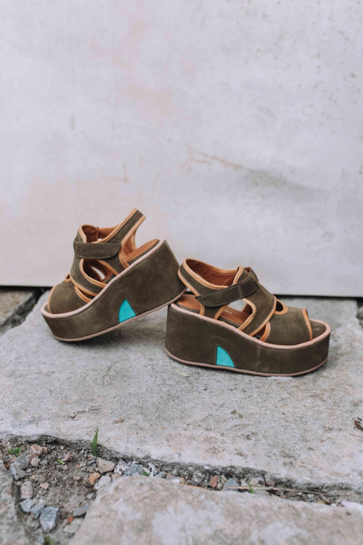 Sandalia Baqueana Verde