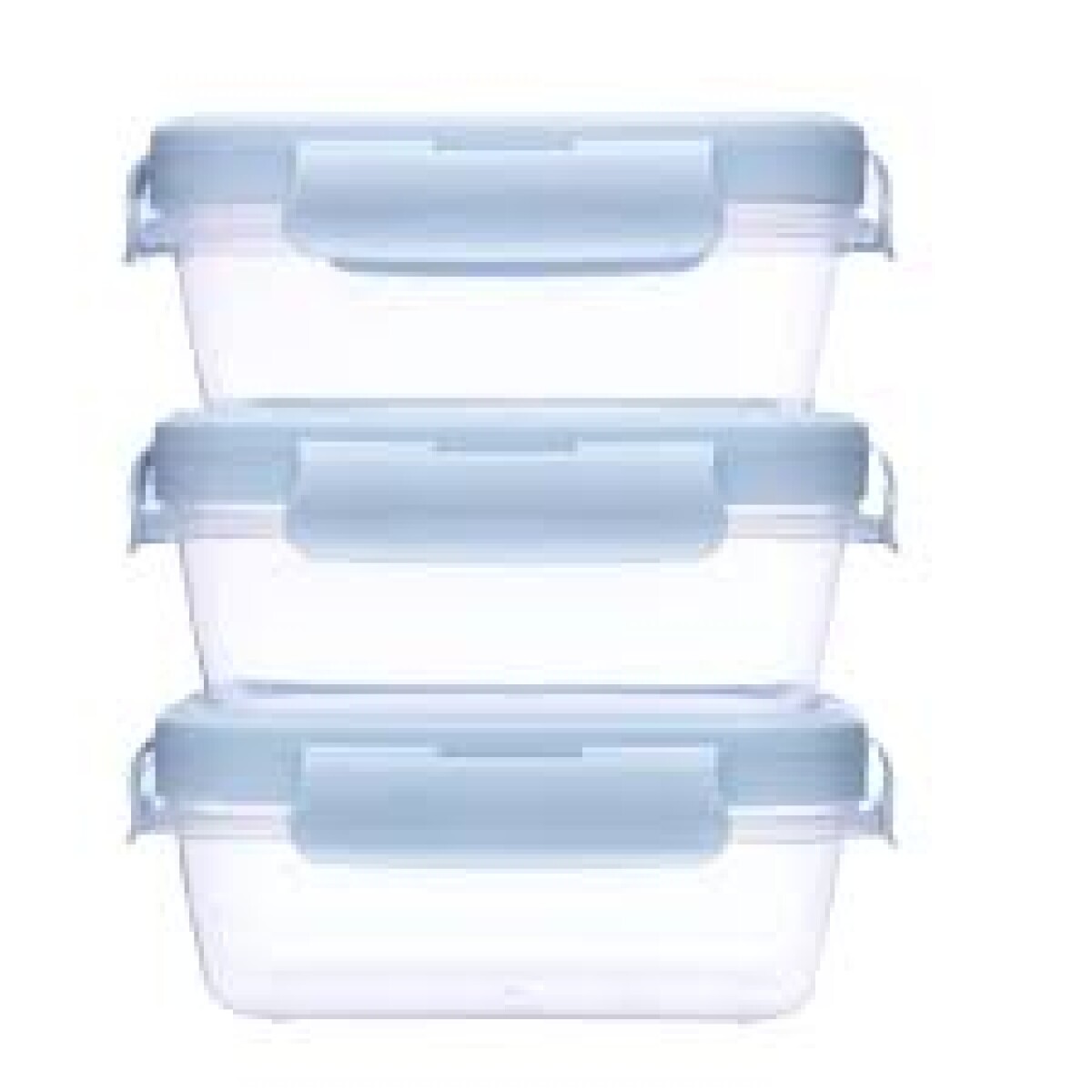 Set Tuppers X3 Herméticos BUBA - celeste 