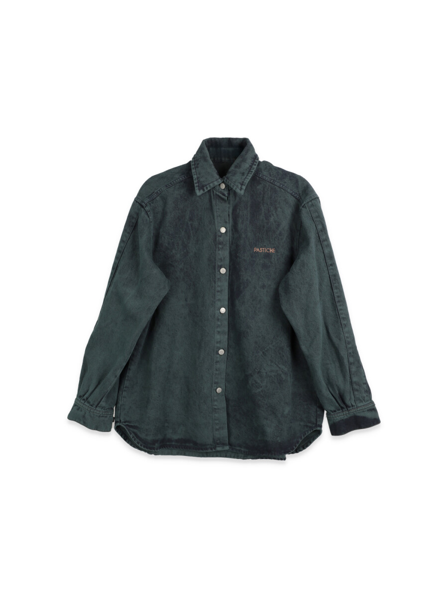 Camisa Noble Denim Washed - Green 