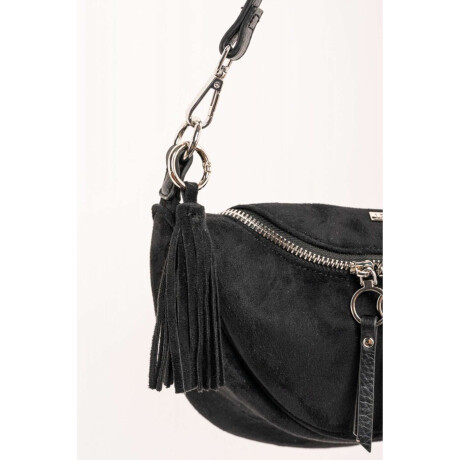 Cartera Gamuza Vegana Negro