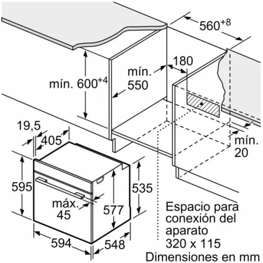 Horno Multifunción pirolítico 71 lts Bosch HBG7764B1 Horno Multifunción pirolítico 71 lts Bosch HBG7764B1