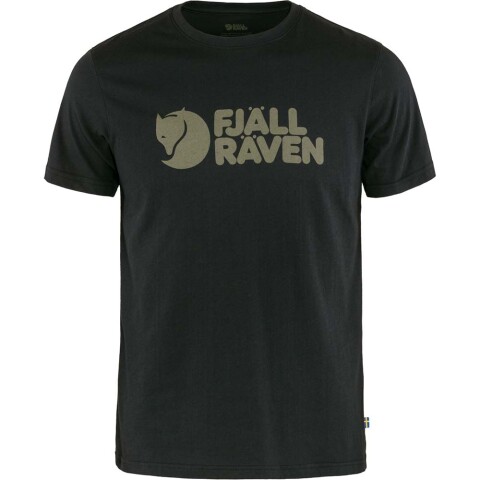 Polo Fjallraven Fjallraven Logo T-shirt M Hombre Black
