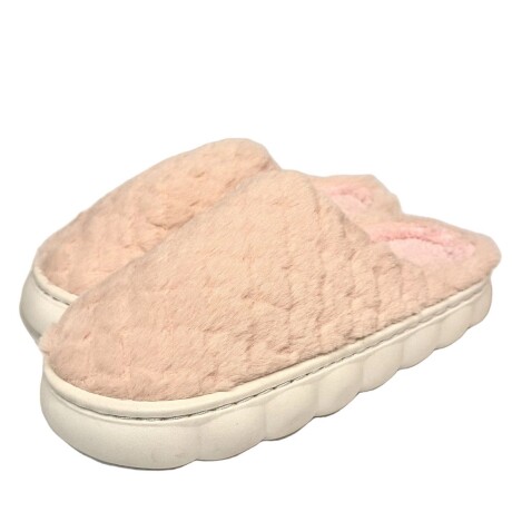 Pantufla de Felpa Super Abrigadas Antideslizante Unisex Salmón