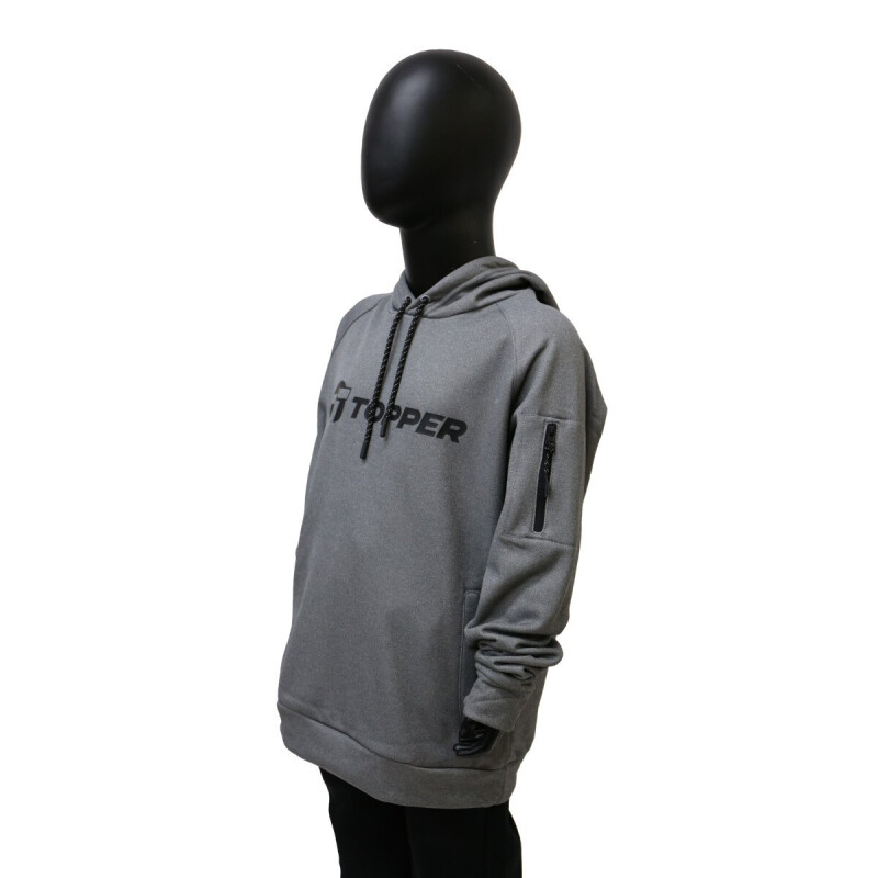 Canguro Infantil Topper Poly Fleece Gris Melange