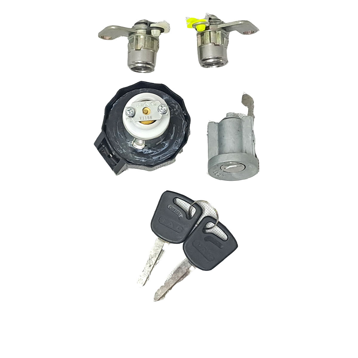 LLAVE CONTACTO ARRANQUE JAC JUEGO CILINDROS C/LLAVE JAC 1020 1040 06/17 - 