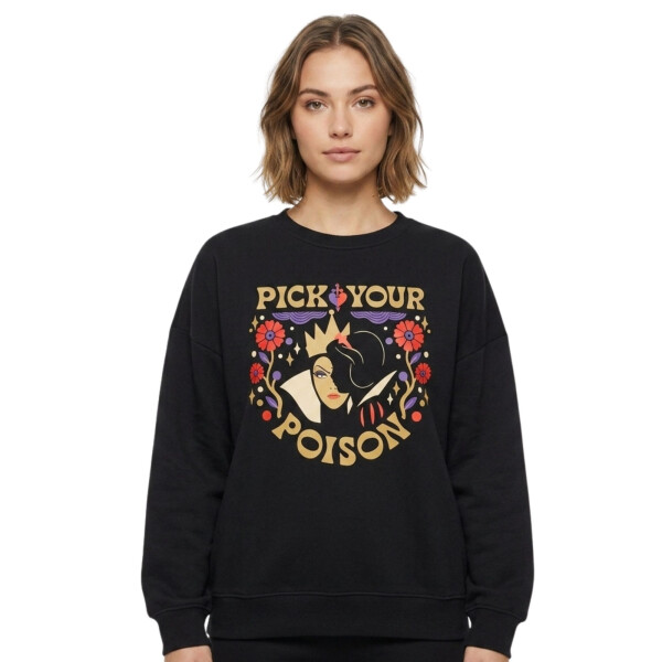 Buzo Disney Oversized de Mujer - PRIAFW24101 Negro