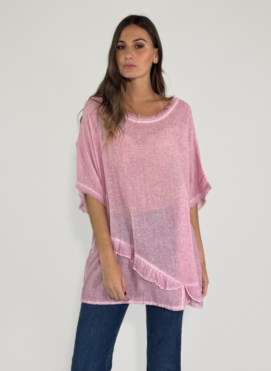 BLUSA ANGHIARI - ROSA 