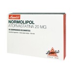 NORMOLIPOL 20 MG CJ X 30 COMP. REC. única