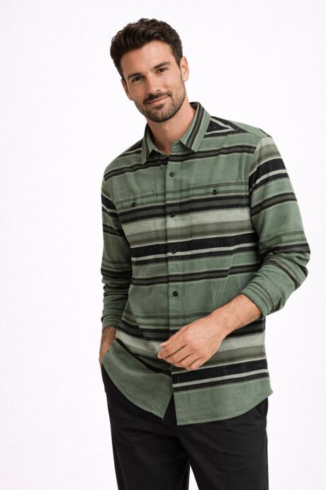 Camisa Rufel Estampado 1