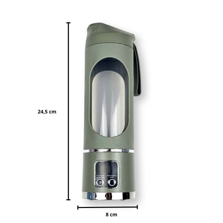 Licuadora Juguera Portátil Recargable Usb Batidos Jugos Azul Petróleo