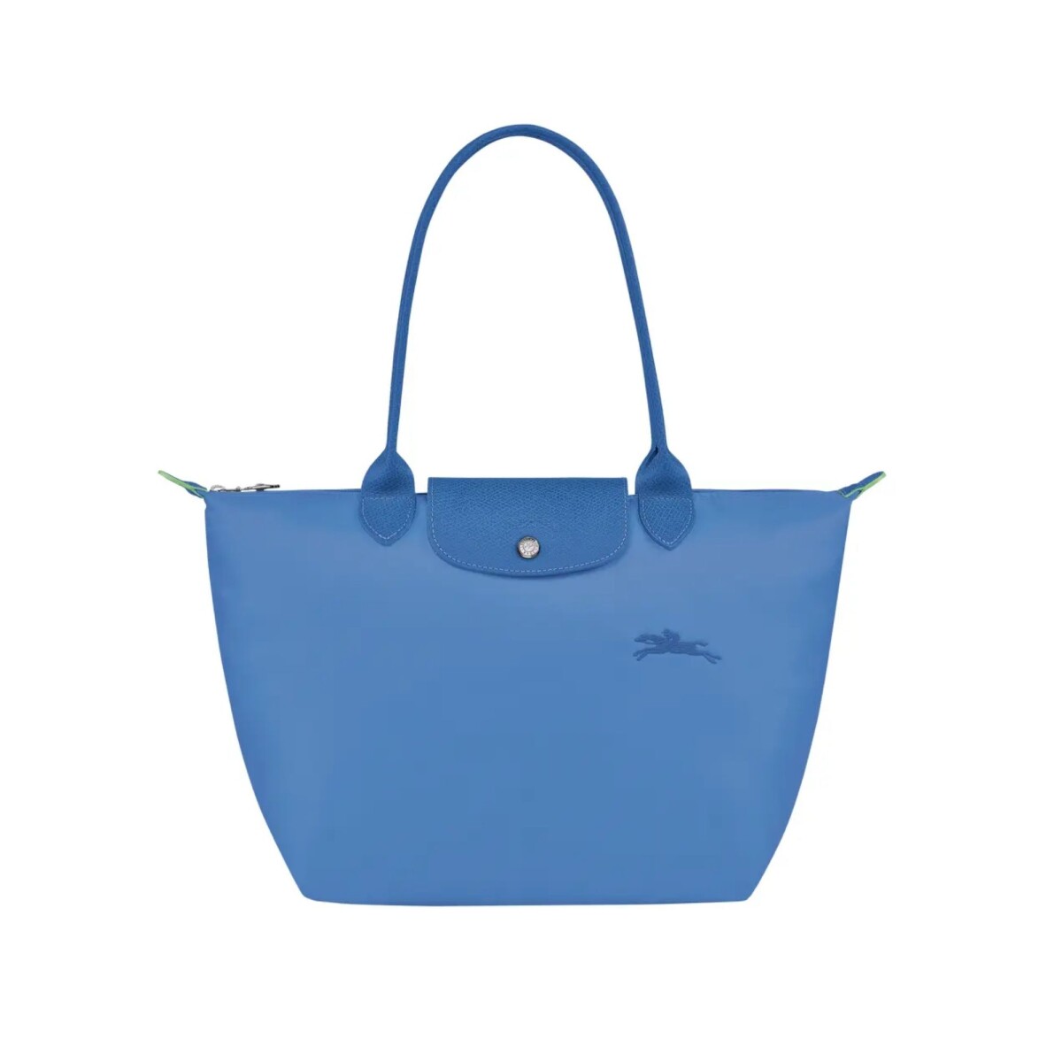 Longchamp -Cartera Longchamp plegable de nylon con cierre y asa larga, Le pliage M 