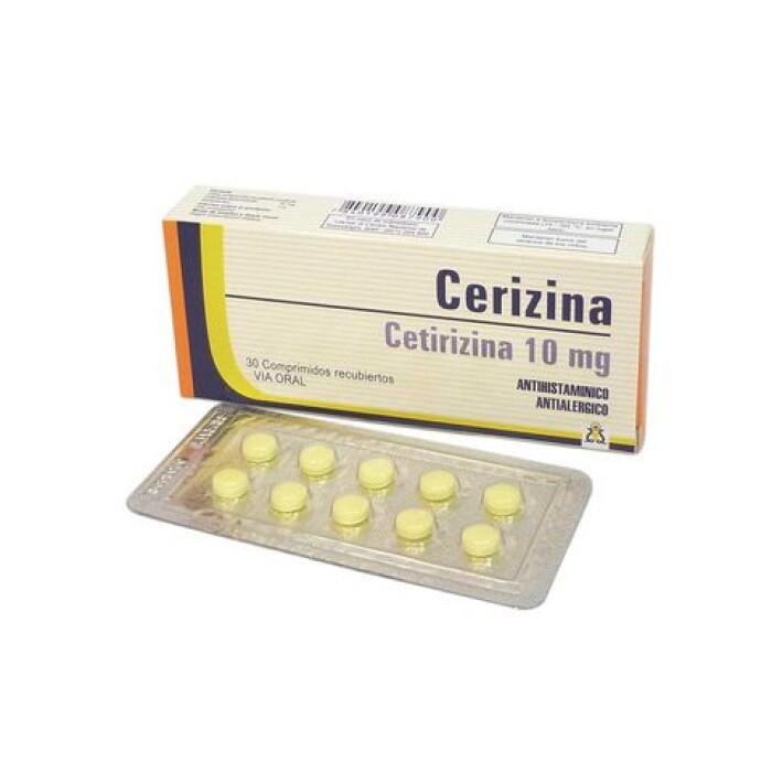 CERIZINA CJ X 30 COMP. única