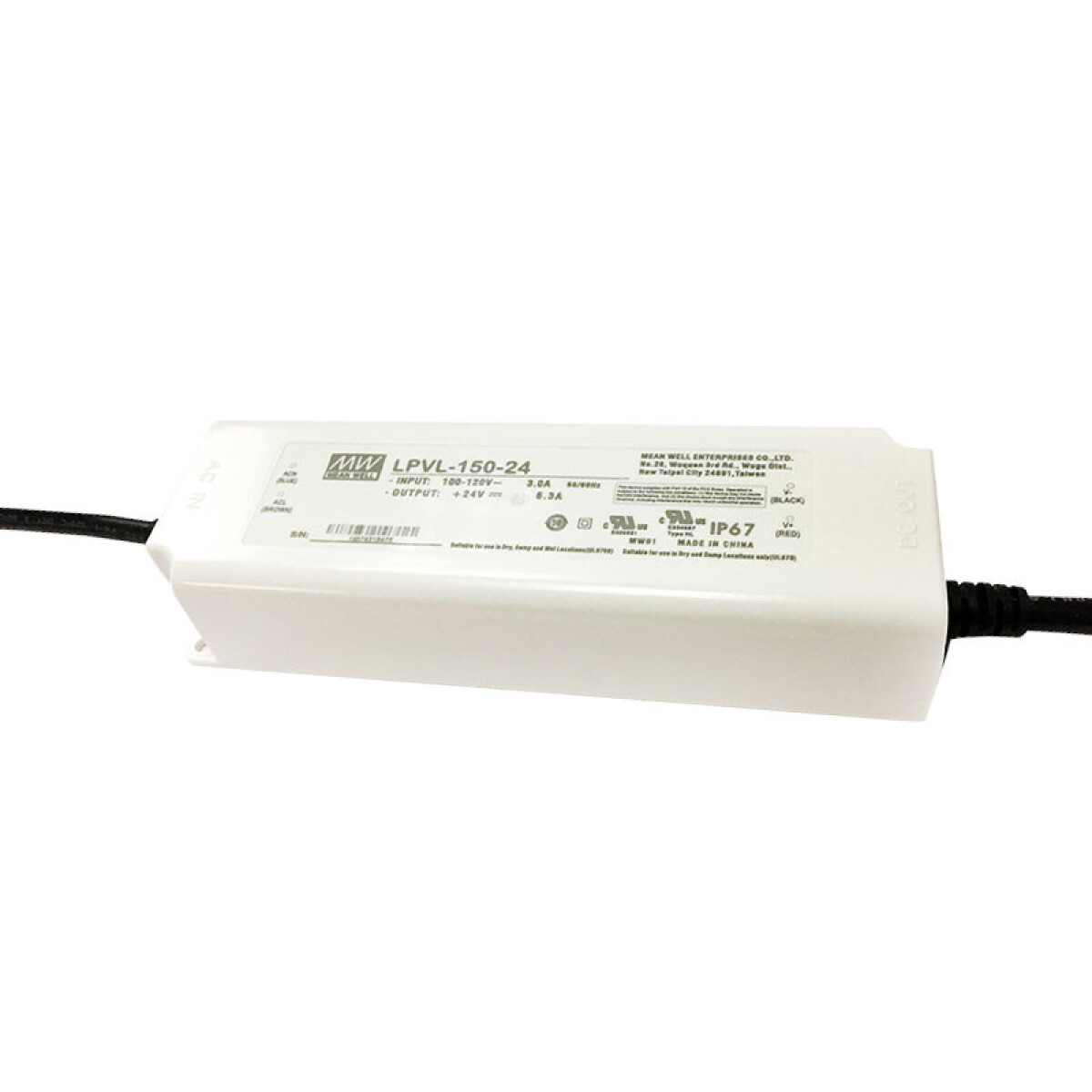 Fuente conmutada IP67 para salida 24V 150W - ZU0662 