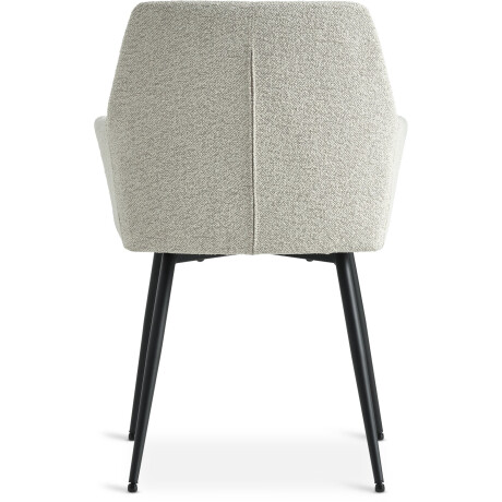 Silla De Comedor Purhus Tela Crudo/Negro