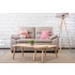 SOFA ADRIA 2 CUERPOS LINO BEIGE SOFA ADRIA 2 CUERPOS LINO BEIGE