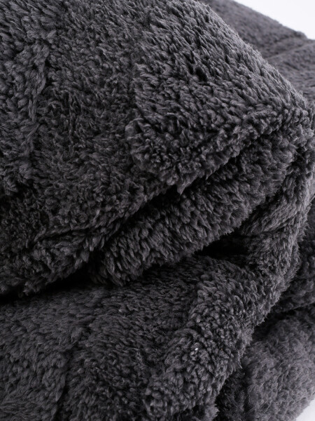 FLANNEL TRAMA FUTBOL GRIS OSCURO