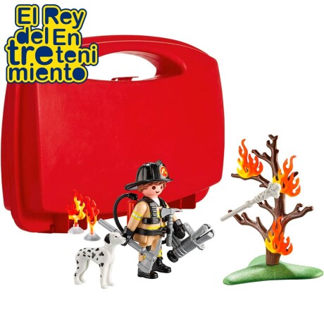Playmobil Maletín Bombero City Action Figura y Accorios Playmobil Maletín Bombero City Action Figura y Accorios