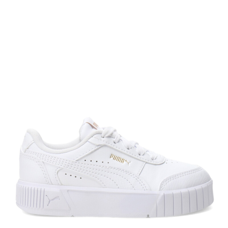 Championes Infantiles Puma Carina Mía Ps Blanco - Dorado