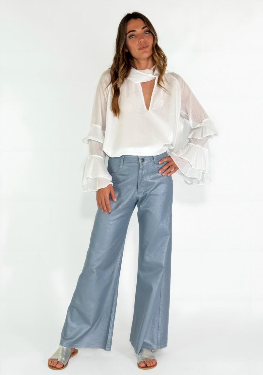 PANTALON GOLDEN - CELESTE 