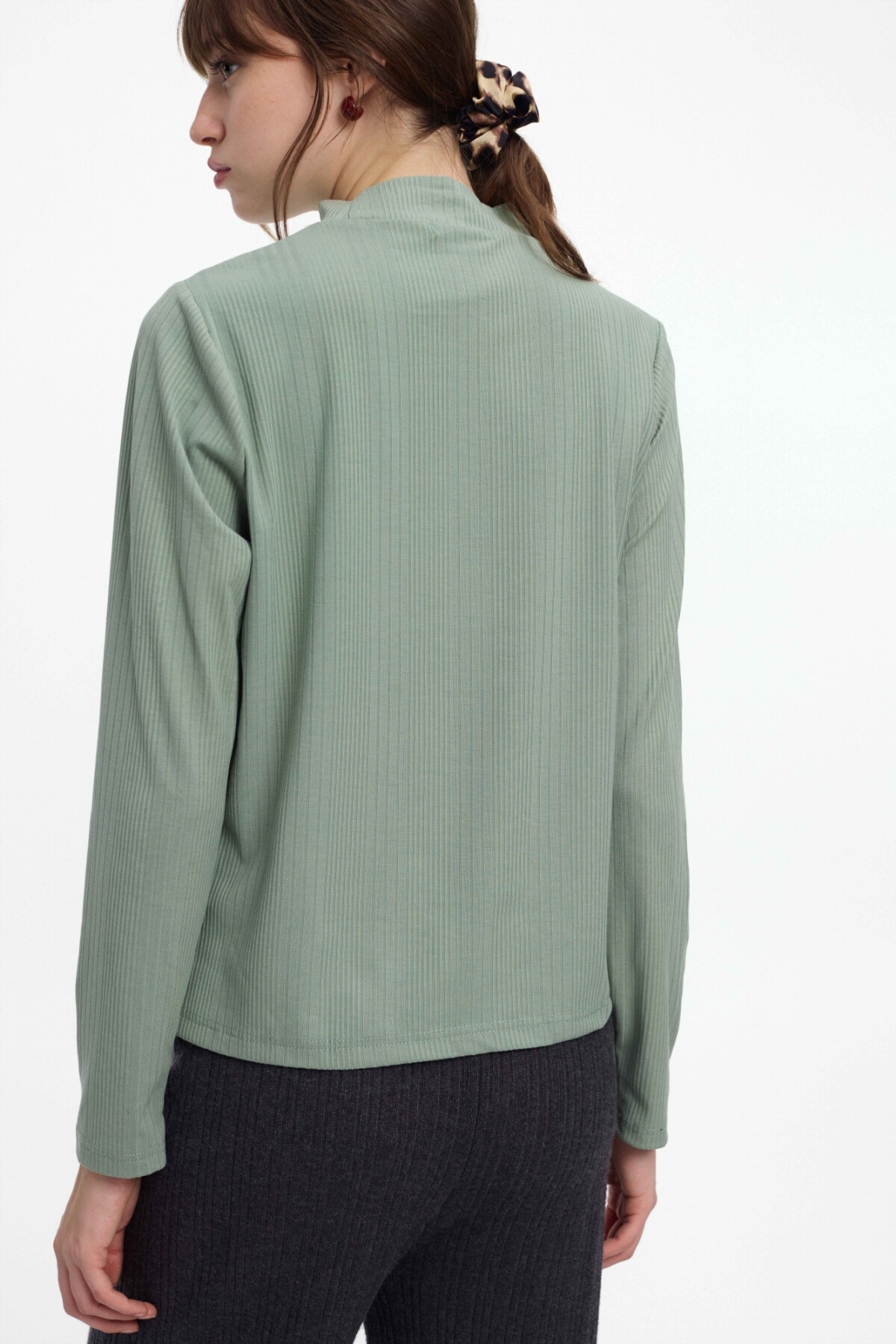 Polera Tina Verde Oliva