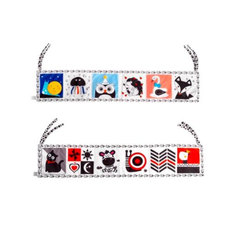 Libro textil alto contraste colgante Libro Textil Alto Contraste Colgante