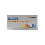ZICACORT 8 MG. CJ X 10 COMPRIMIDOS única