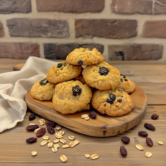 Galletitas Dulces de Avena y Pasas de Uva Galletitas Dulces de Avena y Pasas de Uva