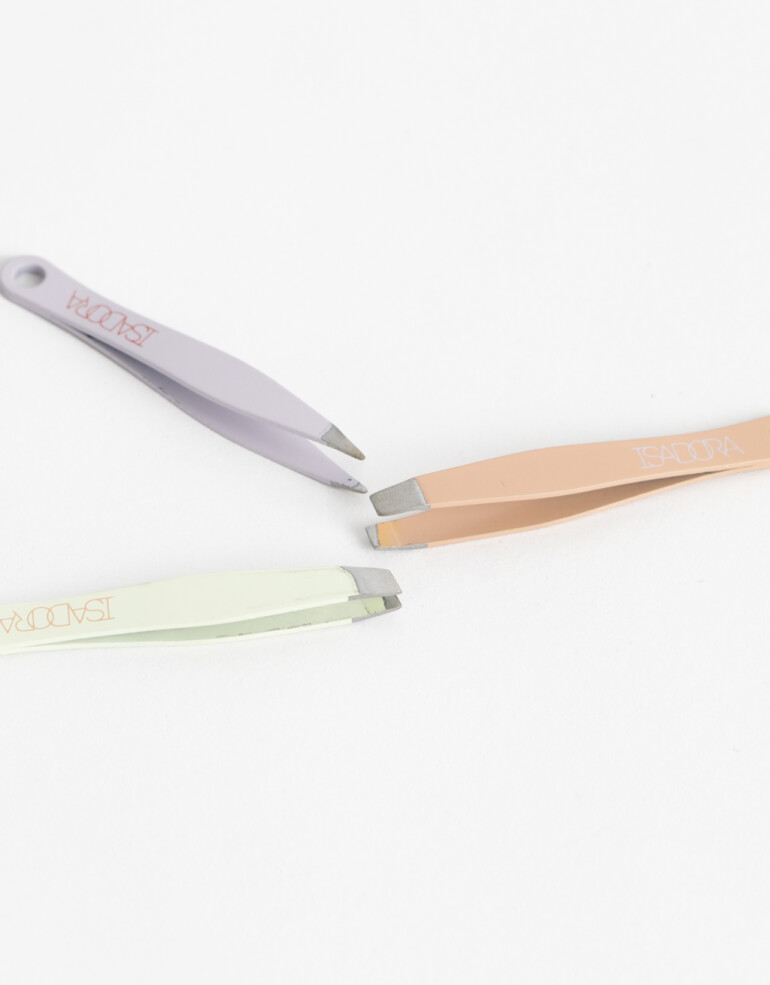 Complementos de cosmética para rostro Herramientas para ojos Set De Mini Pinzas De Depilar - Combinacion Tricolor