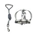 Arnes Correa Pretal Perro Mascota Ajustable Mediano - Grande Variante Color Gris