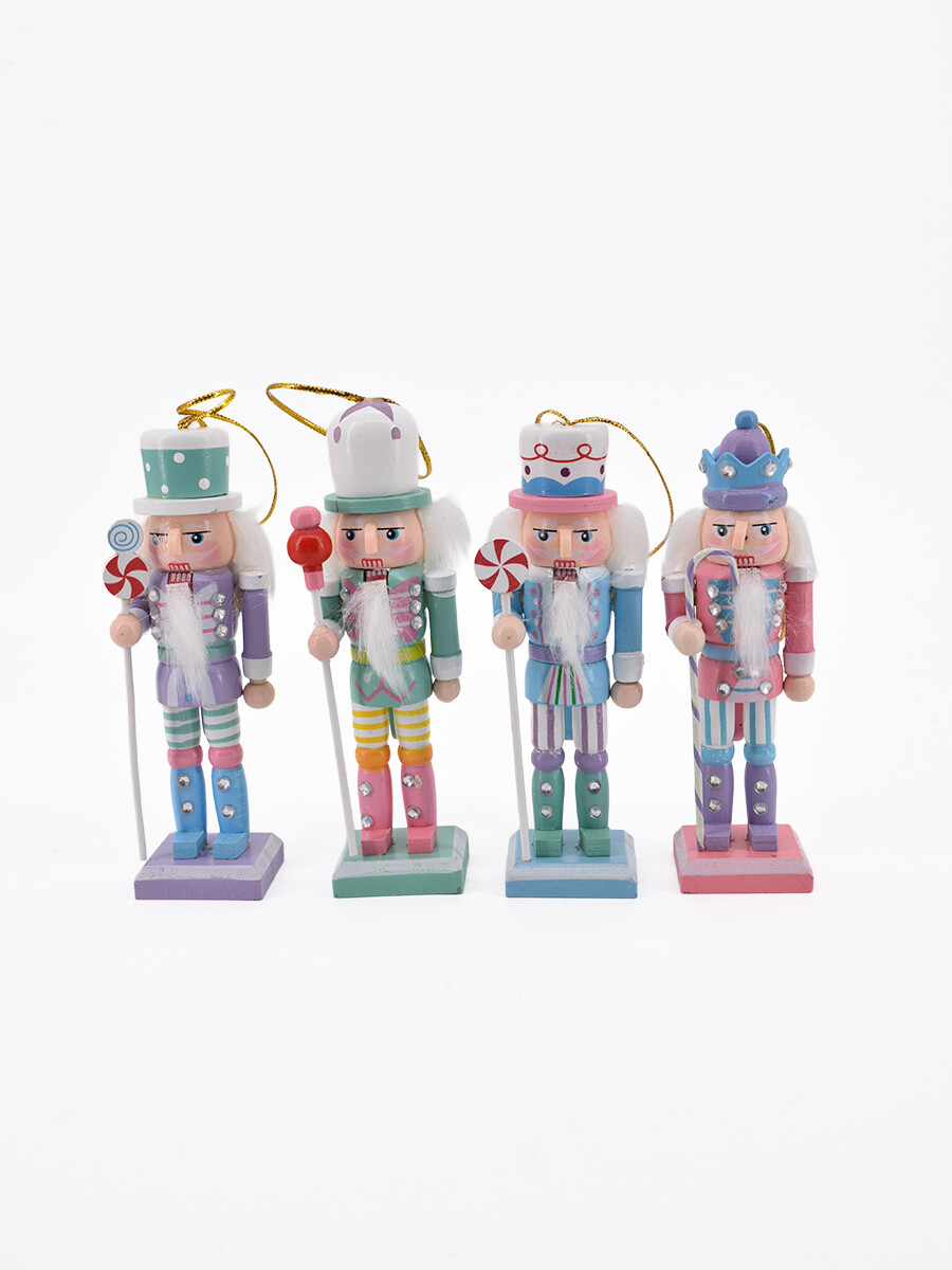 CASCANUECES COLGANTES CANDY SET X 4 - ROSADO. 