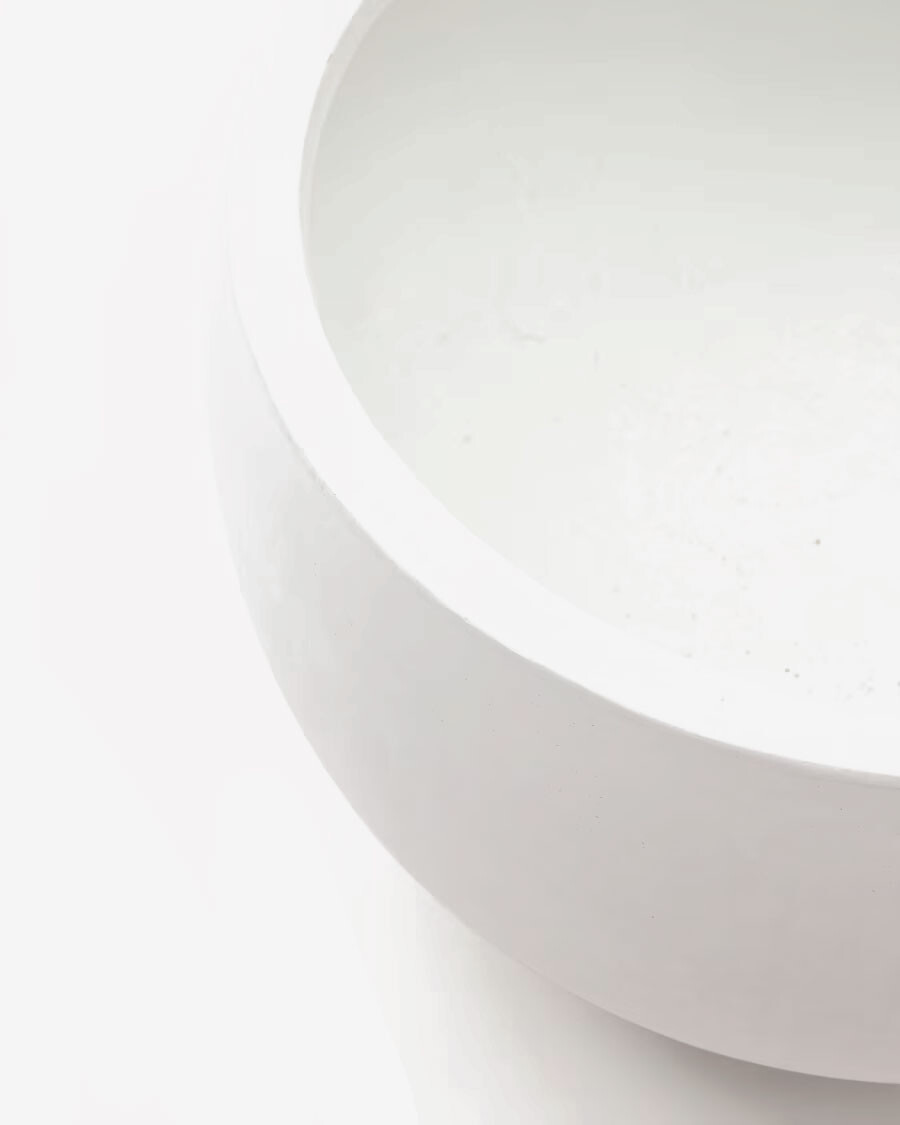 Macetero Grau de cemento blanco Ø 56 cm Macetero Grau de cemento blanco Ø 56 cm