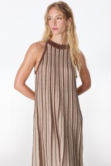 Vestido Ecos Marron