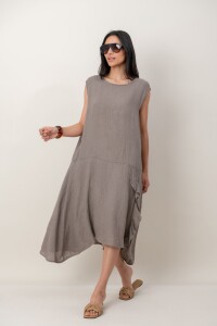 VESTIDO ADAMINA Visón