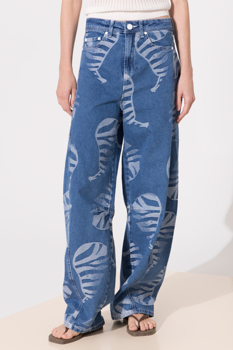 JEANS CARMY SUMMER FRUIT Azul