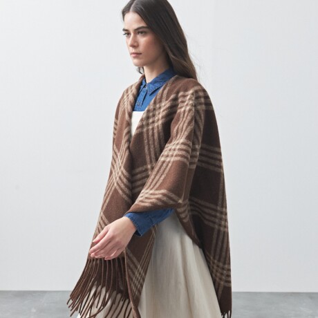 PONCHO HORIATIKI Chocolate