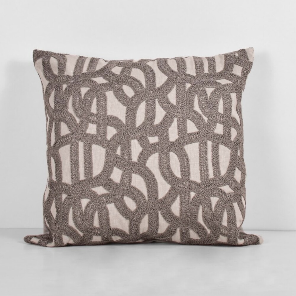 Almohadon Deco Tropea 50x50 Beige - Greige