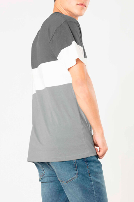 T-SHIRT ASKEY BOY RUSTY Gris